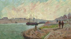 Berges De La Seine A Paris by Armand Guillaumin