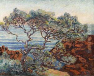Les Rochers Rouges A 'agay by Armand Guillaumin