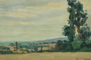 Vue D'auvers by Armand Guillaumin