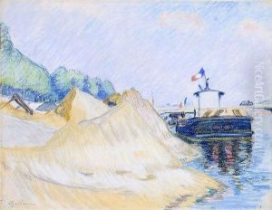 Les Quais De La Seine A Paris by Armand Guillaumin