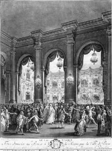 The masked ball 23rd January 1782 by Jean-Michel Moreau