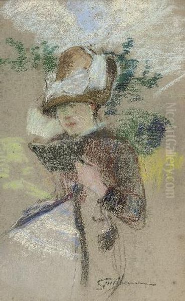 Jeune Fille Au Chapeau - view 1