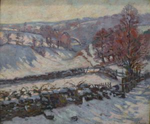 Paysage De Neige A Crozant by Armand Guillaumin