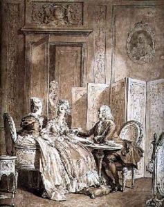 The Declaration of Pregnancy by Jean-Michel Moreau