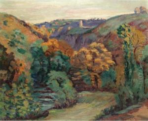 Les Ruines Du Chateau De Crozant by Armand Guillaumin