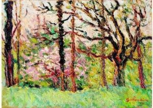 Paysage De Foret by Armand Guillaumin