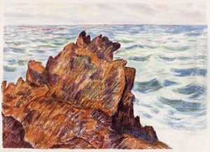 Les Rochers Rouges by Armand Guillaumin