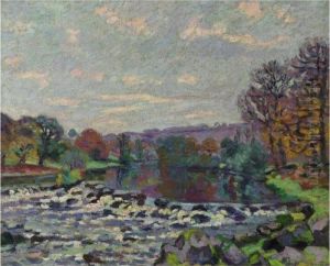 Le Barrage De Genetin by Armand Guillaumin