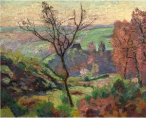 Vallee De La Sedelle Au Pont Charraud by Armand Guillaumin