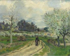 Paysage Avec Figure by Armand Guillaumin
