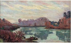 Bords De La Marne En Hiver, Vers 1892 by Armand Guillaumin