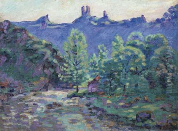 Le Moulin Brigand Et Les Ruin Du Chateau De Crozant - view 1