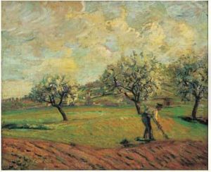 Laboureur Dans Un Paysage, Circa 1888 Laboureur Dans Un Paysage, Circa 1888