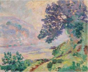 Crozant, La Roche De L'echo, Brouillard by Armand Guillaumin