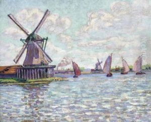 Moulins En Hollande by Armand Guillaumin