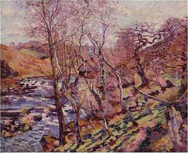 Le Moulin De Bouchardon, Crozant, Au Printemps - view 1