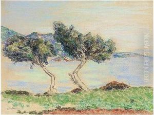 Paysage A Agay by Armand Guillaumin