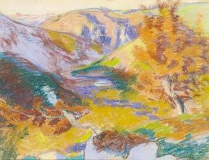 Vue De Mont St Sauveur by Armand Guillaumin