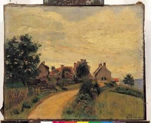 Entree De Village by Armand Guillaumin