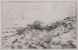 Les Roches Noires Trouville by Jean Baptiste Antoine Guillemet