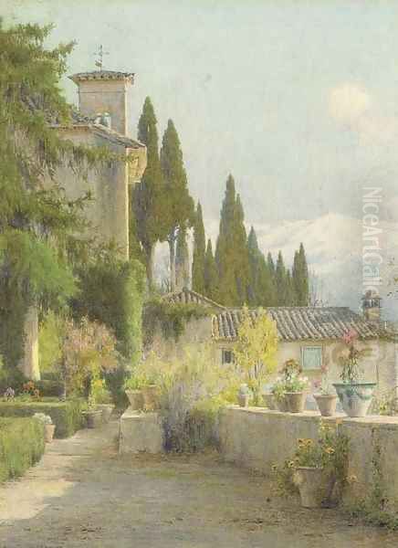In the garden, Granada - view 1
