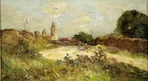 L'eglise De Gatteville by Jean Baptiste Antoine Guillemet