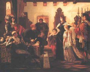 Ilona Zrinyi in the Fortress of Munkacs Ilona Zrinyi before the Judges 1859