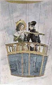 Gallantry in the Air by Felicien baron de Myrbach-Rheinfeld