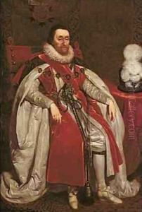 King James I of England and VI of Scotland 1621 by Daniel Mytens