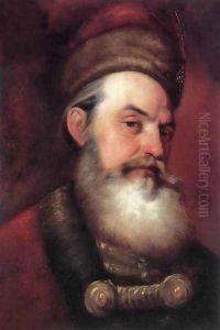 Portrait of a Bearded Man by Jozsef Molnar