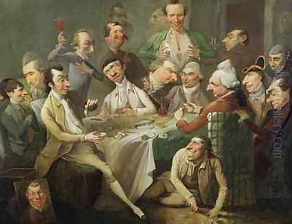 A Caricature Group 1776 - view 1