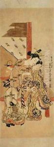 The Love Letter 1741-44 by Kitao Masanobu