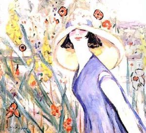 Woman in a Round Hat by Jacqueline Marval