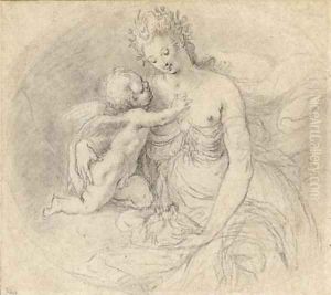 Venus and Cupid by Jacob Matham