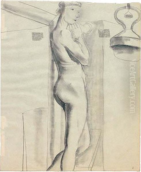 Standing Female Nude - view 1