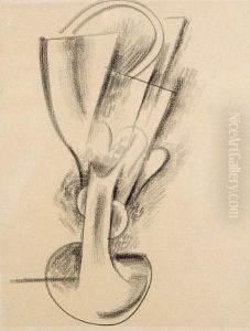 Still Life With Glass by Otto Gutfreund