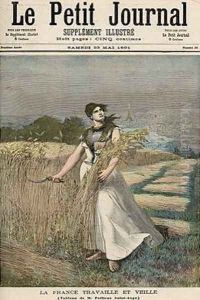 Allegory of France from Le Petit Journal 23rd May 1891 by Fortune Louis Meaulle