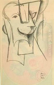 Etude De Tete Cubiste, Circa 1915 Etude De Tete Cubiste, Circa 1915