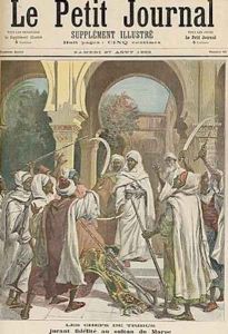 The Tribal Chiefs Swearing Fidelity to the Sultan of Morocco by Fortune Louis Meaulle