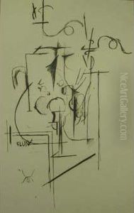 Composition Cubiste, Circa 1915 by Otto Gutfreund