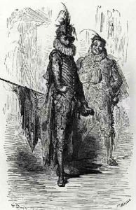 Illustration from Le Capitaine Fracasse by Theophile Gautier 1811-72 by Fortune Louis Meaulle