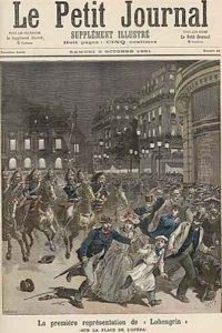The First Performance of Lohengrin from Le Petit Journal 3rd October 1891 The First Performance of Lohengrin from Le Petit Journal 3rd October 1891