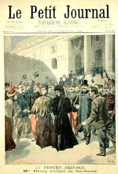 The Reinach Trial from Le Petit Journal 12th February 1899 - view 1