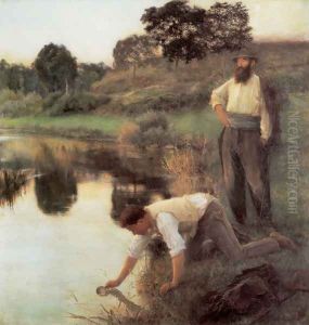 J A Les Cheminaux by Jules Alexis Muenier