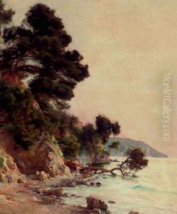 Woodburners on the French Coast by Jules Alexis Muenier