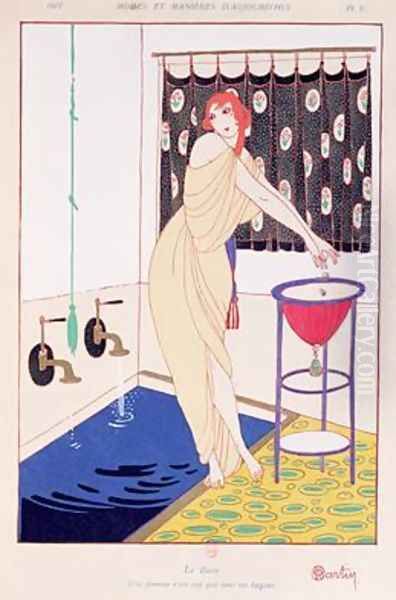 The Bath illustration from Modes et Manieres dAujourdhui 1913 - view 1