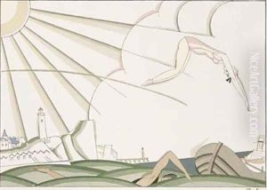 The Dive 1920 by Charles Martin