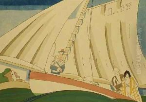 Yachting 1920 by Charles Martin
