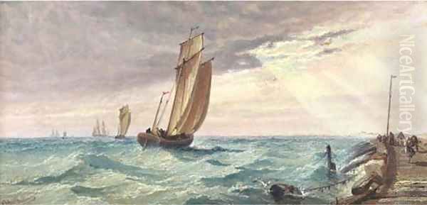 A blustery day off the breakwater - view 1