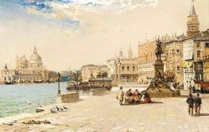 The Victor Emmanuelle statue, Venice